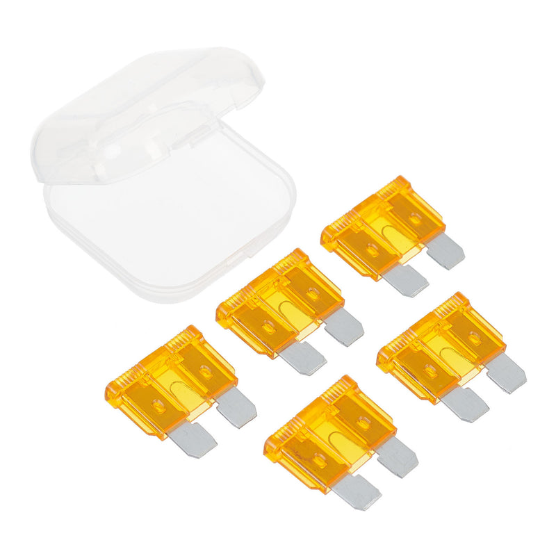 Load image into Gallery viewer, Fuse 5A Blade - Orange (Packet of 5)
