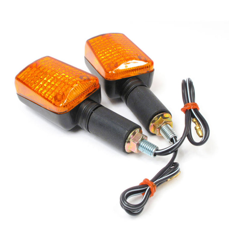 Load image into Gallery viewer, Whites Flasher Universal Long Mount 12V-21W - Black (Pair)
