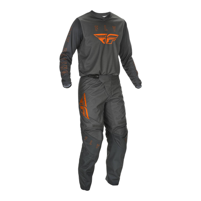 Load image into Gallery viewer, Fly Racing F-16 Youth Pant - Grey / Orange
