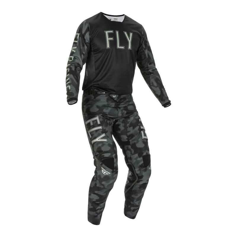 Load image into Gallery viewer, Fly Racing Kinetic Special Edition Tactic Pant - Black / Grey Camo
