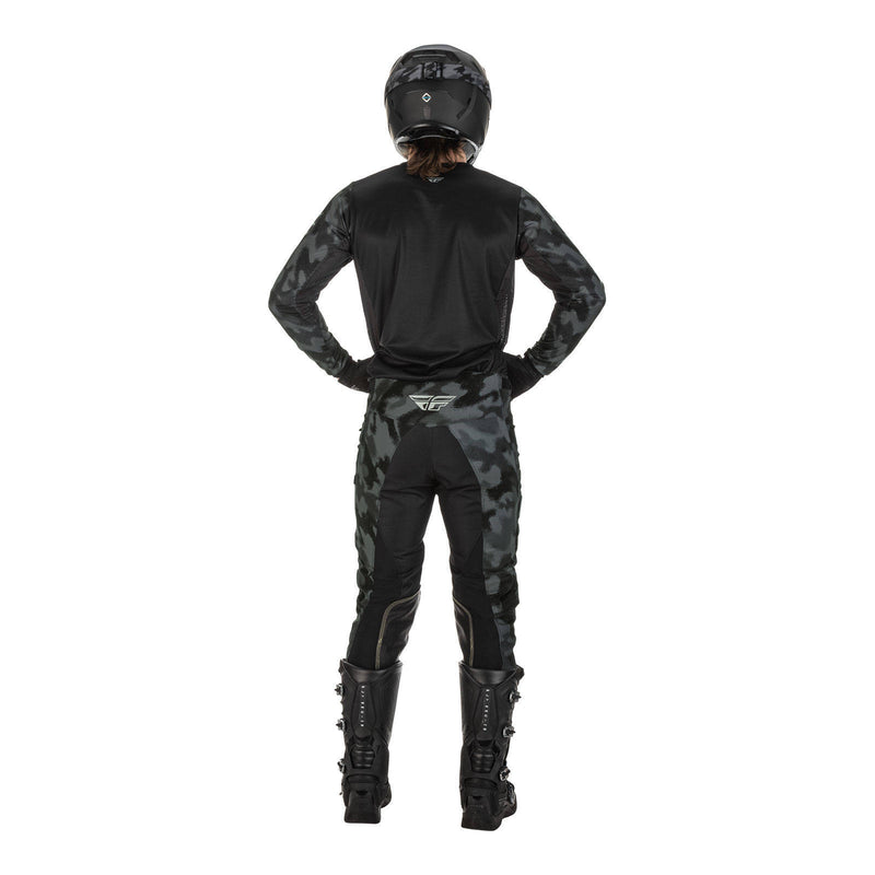 Load image into Gallery viewer, Fly Racing Kinetic Special Edition Tactic Pant - Black / Grey Camo
