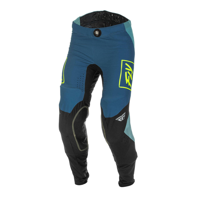 Load image into Gallery viewer, Fly Racing Lite Hydrogen Pant - Grey / Teal / Hi-Vis
