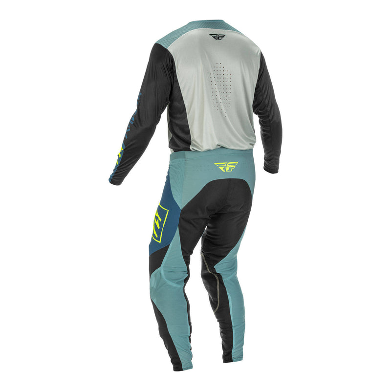 Load image into Gallery viewer, Fly Racing Lite Hydrogen Pant - Grey / Teal / Hi-Vis
