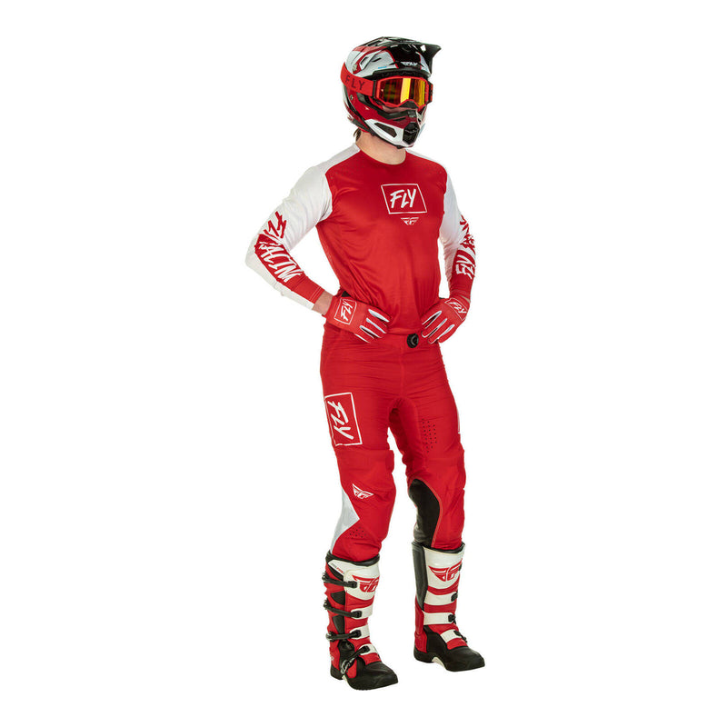 Load image into Gallery viewer, Fly Racing Lite Hydrogen Pant - Red / White
