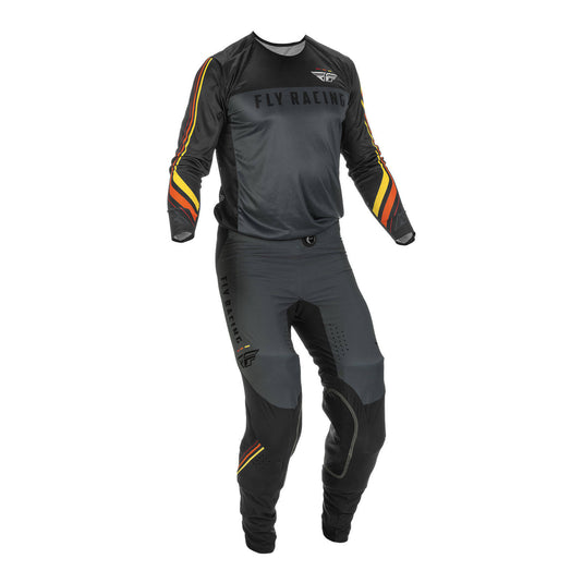 Fly Racing Lite Hydrogen Special Edition Speeder Pant - Metal / Red / Yello