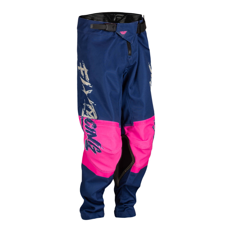 Load image into Gallery viewer, Fly Racing Kinetic Khaos Youth Pant - Pink / Navy / Tan

