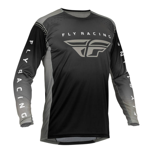 Fly Racing Lite Hydrogen Jersey - Black / Grey