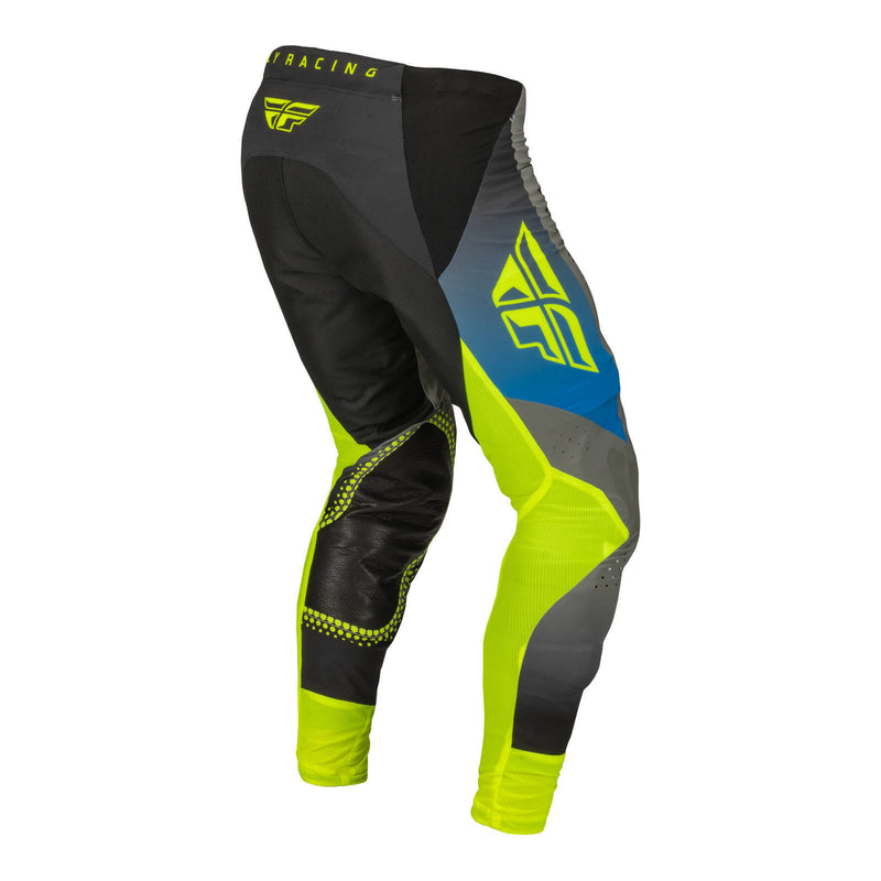 Load image into Gallery viewer, Fly Racing Lite Hydrogen Youth Pant - Grey / Blue / Hi-Vis
