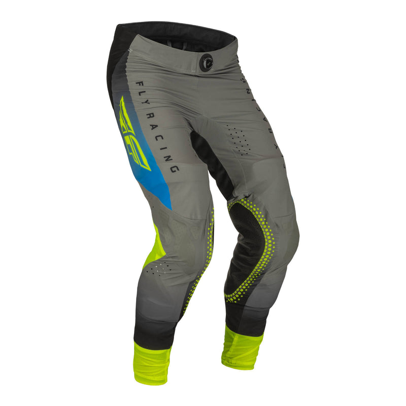 Load image into Gallery viewer, Fly Racing Lite Hydrogen Pant - Grey / Blue / Hi-Vis
