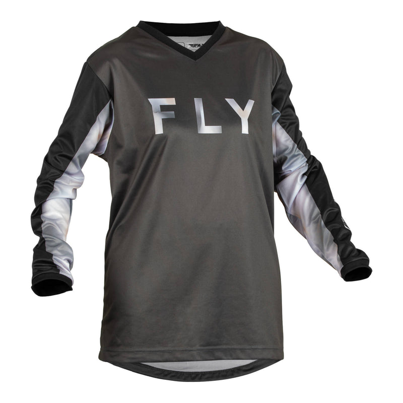 Load image into Gallery viewer, Fly Racing Ladies F-16 Jersey - Black / Grey

