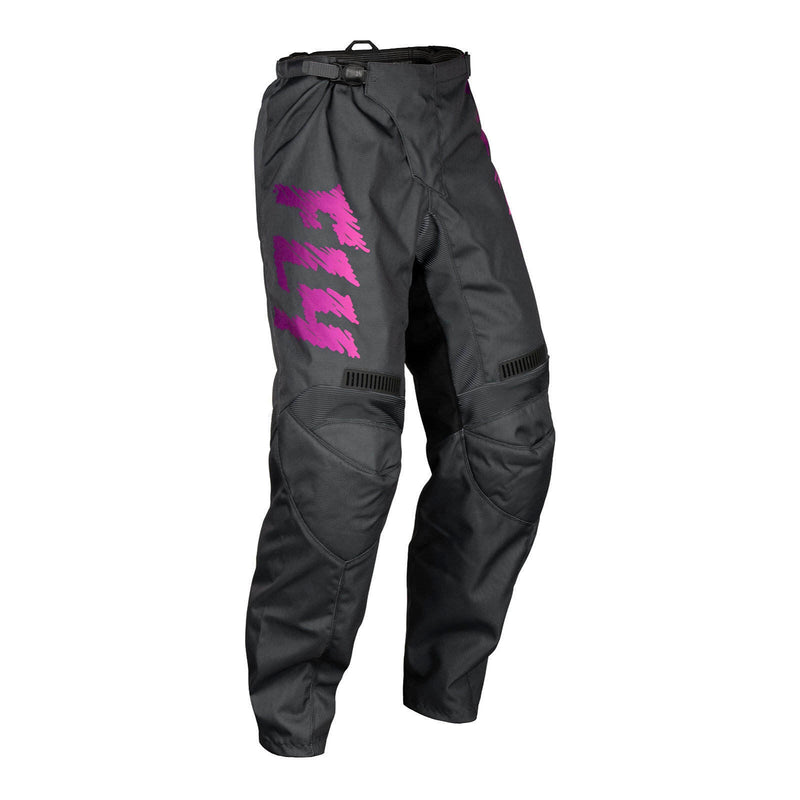 Load image into Gallery viewer, FLY Racing Youth F-16 Pants - Grey / Charcoal / Pink
