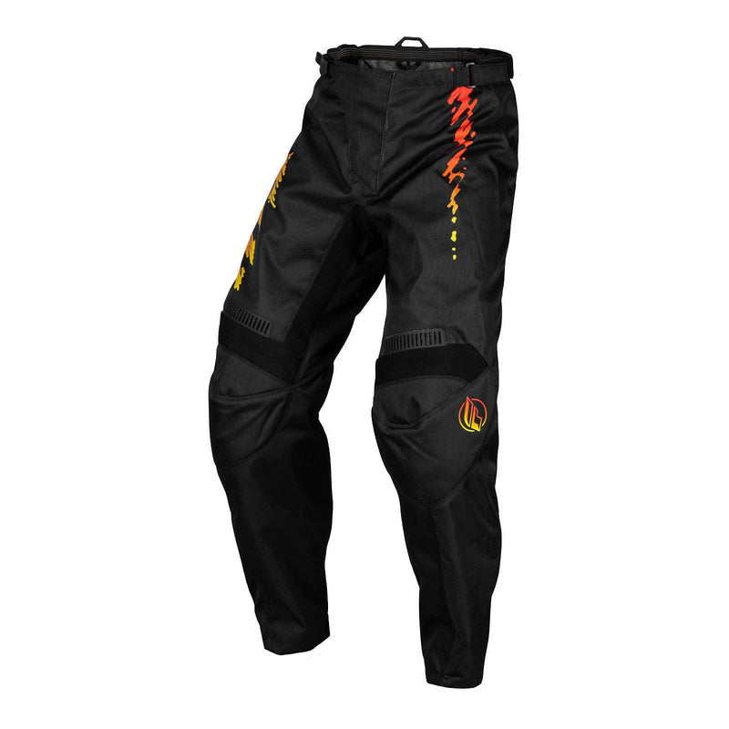 Load image into Gallery viewer, FLY Racing Youth F-16 Pants - Black / Yellow / Orange
