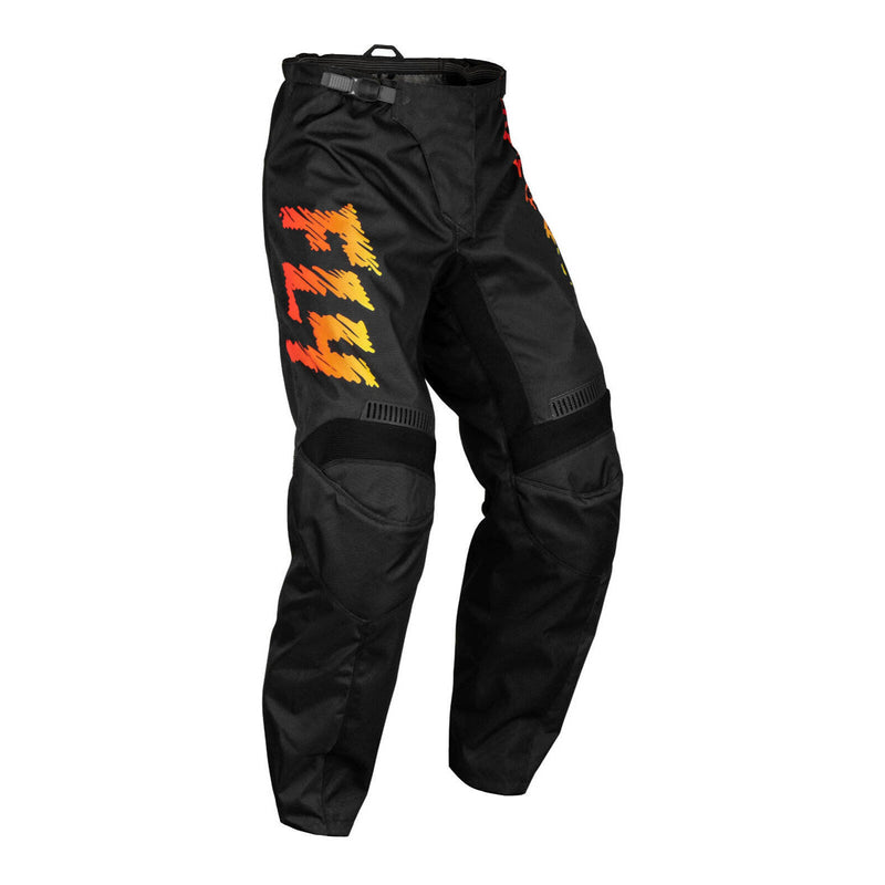 Load image into Gallery viewer, FLY Racing Youth F-16 Pants - Black / Yellow / Orange
