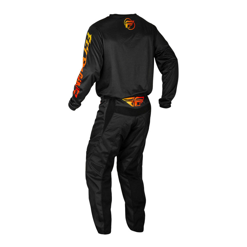 Load image into Gallery viewer, FLY Racing Youth F-16 Pants - Black / Yellow / Orange
