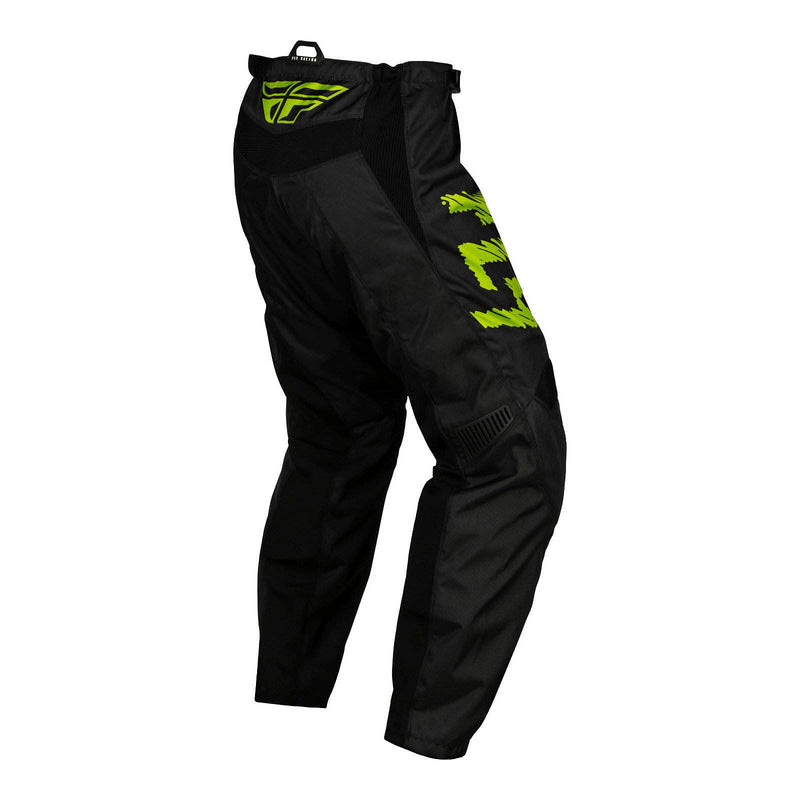 Load image into Gallery viewer, FLY Racing Youth F-16 Pants - Black / Neon Green / Light Grey
