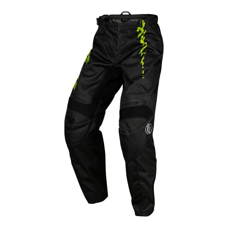 Load image into Gallery viewer, FLY Racing Youth F-16 Pants - Black / Neon Green / Light Grey
