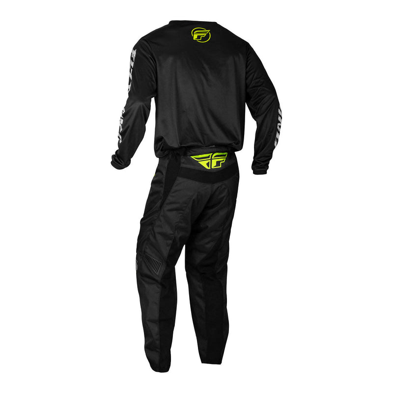 Load image into Gallery viewer, FLY Racing Youth F-16 Pants - Black / Neon Green / Light Grey
