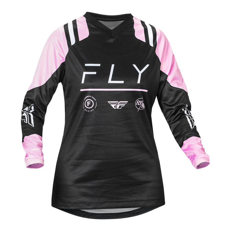 Load image into Gallery viewer, FLY Racing - Womens F-16 Jersey - Black / Lavender
