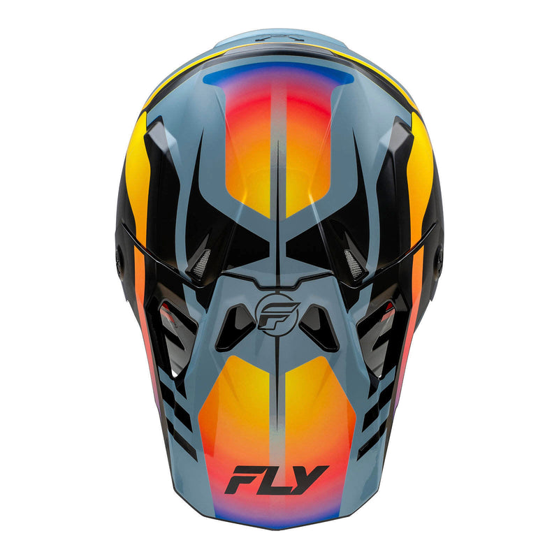 Load image into Gallery viewer, FLY Racing Formula CP Krypton Helmet - Grey/Black/Electric Fade
