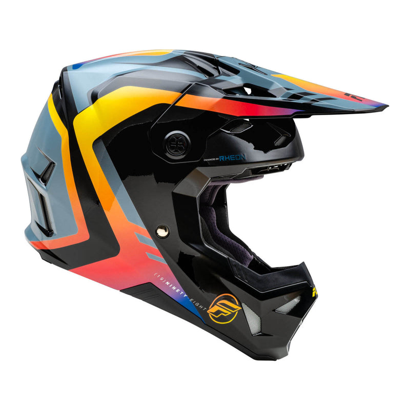 Load image into Gallery viewer, FLY Racing Formula CP Krypton Helmet - Grey/Black/Electric Fade

