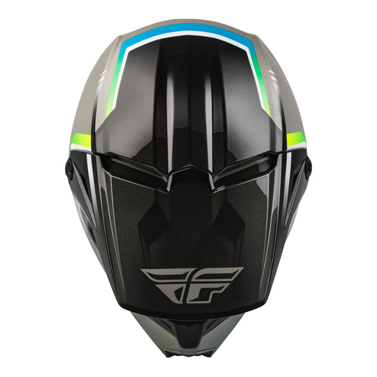 Fly Racing Kinetic Vision Helmet - Grey / Black