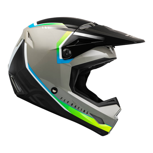 Fly Racing Kinetic Vision Helmet - Grey / Black