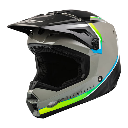 Fly Racing Kinetic Vision Helmet - Grey / Black