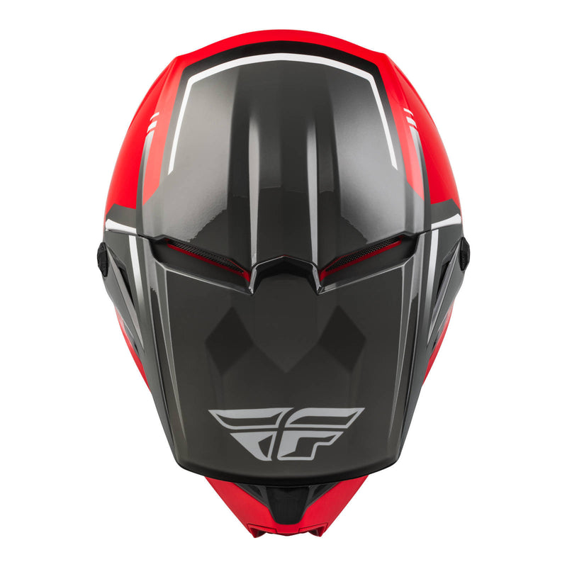 Load image into Gallery viewer, Fly Racing Kinetic Vision Helmet - Red / Grey
