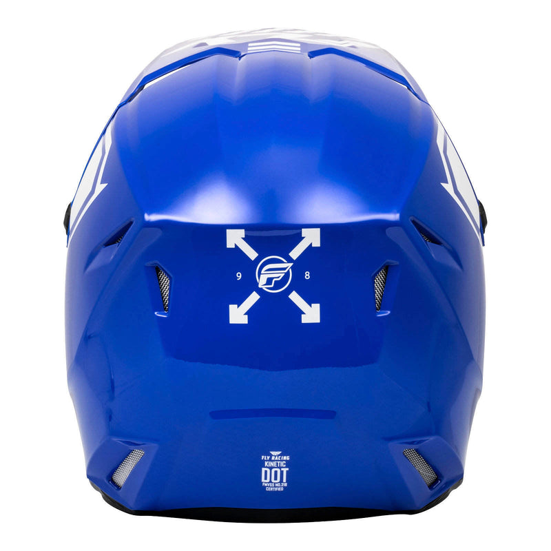 Load image into Gallery viewer, FLY Racing Kinetic Menace Helmet - Blue / White
