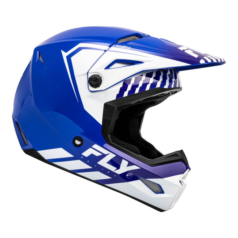 Load image into Gallery viewer, FLY Racing Kinetic Menace Helmet - Blue / White
