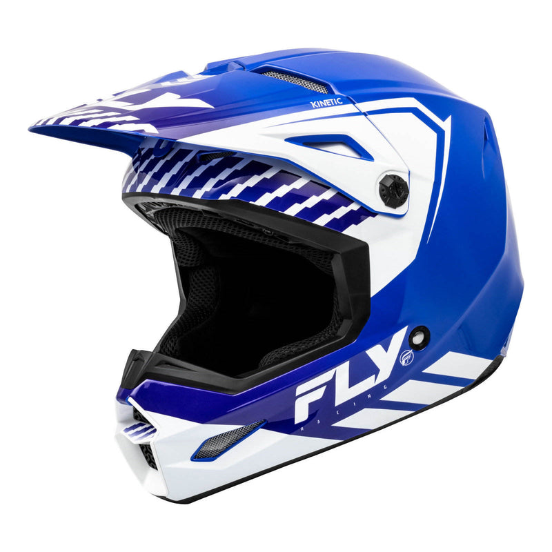Load image into Gallery viewer, FLY Racing Kinetic Menace Helmet - Blue / White
