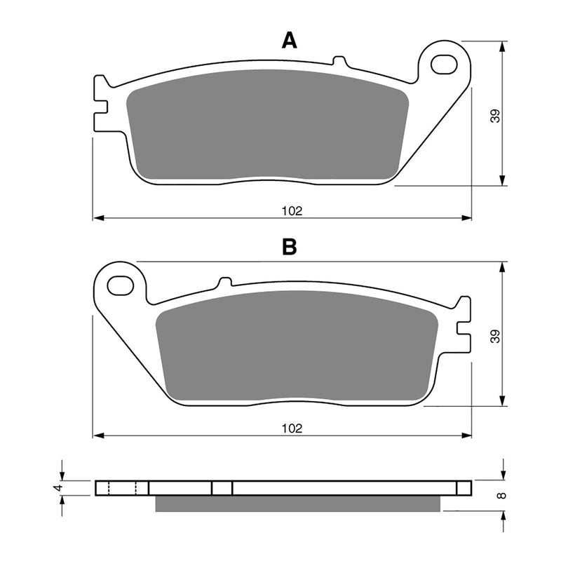 Load image into Gallery viewer, GOLDfren Brake Pads - S3 Sintered Sports
