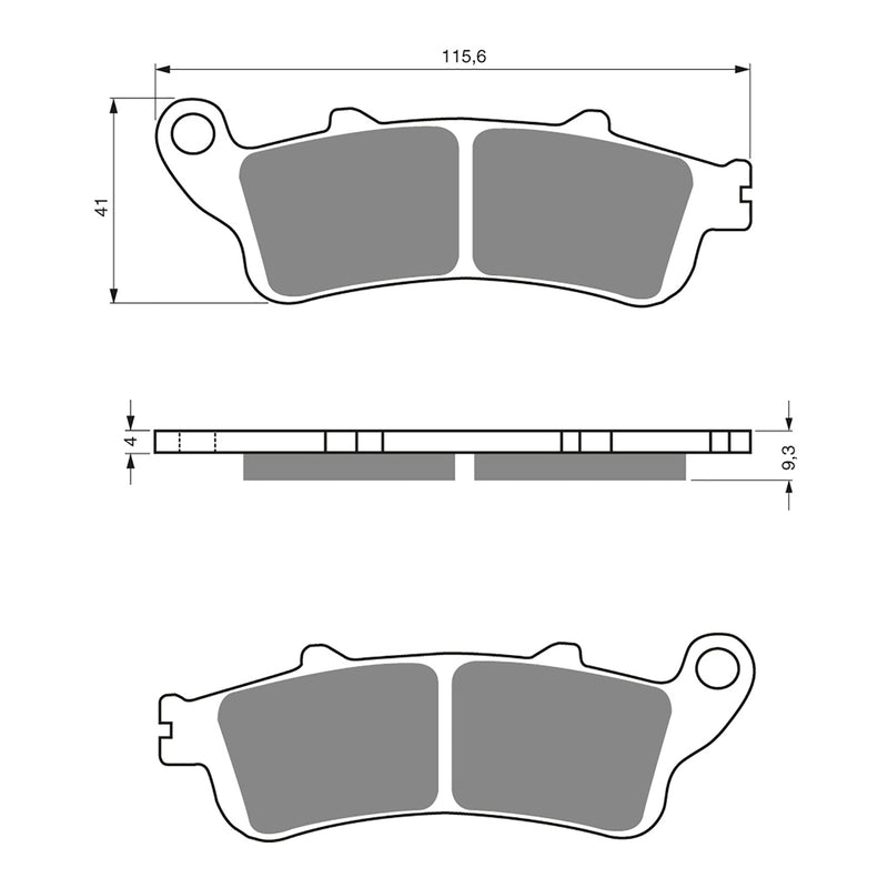 Load image into Gallery viewer, GOLDfren Brake Pads - S3 Sintered Sports
