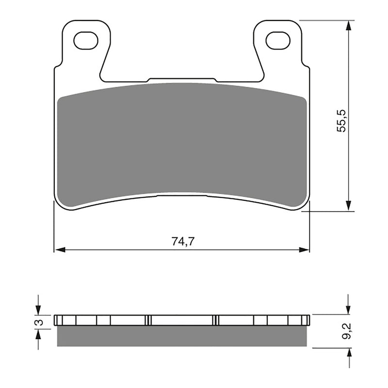 Load image into Gallery viewer, GOLDfren Brake Pads - S3 Sintered Sports
