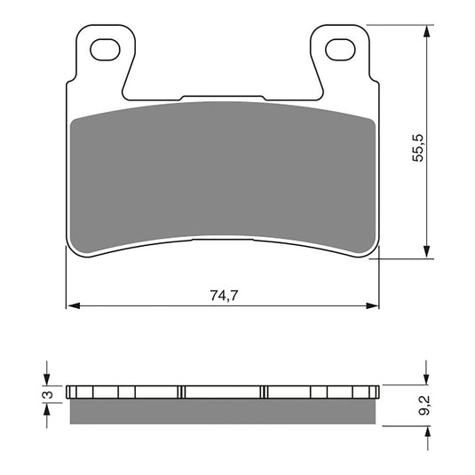 GOLDfren Brake Pads - S3 Sintered Sports