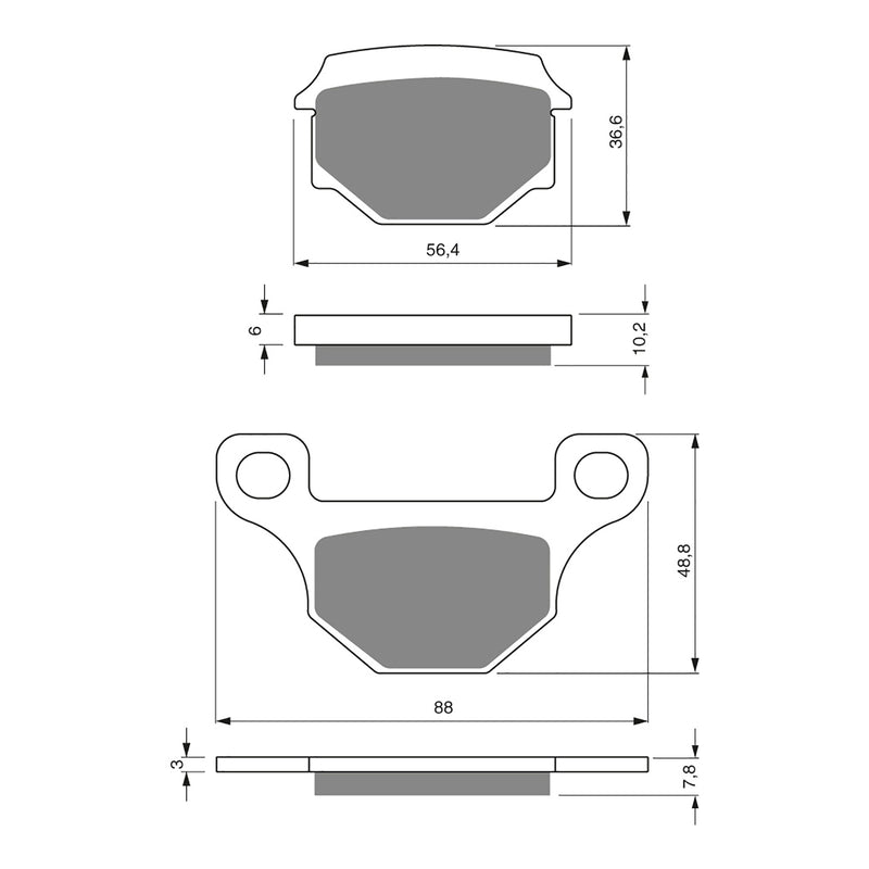 Load image into Gallery viewer, GOLDfren Brake Pads - S3 Sintered Sports
