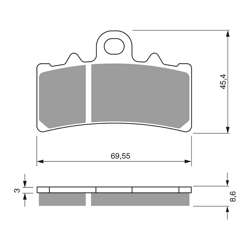 Load image into Gallery viewer, GOLDfren Brake Pads - S3 Sintered Sports
