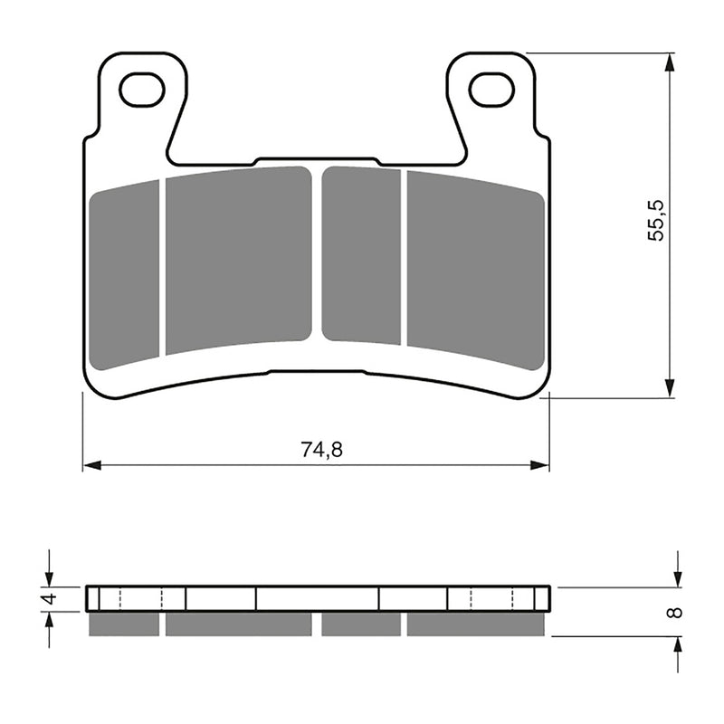 Load image into Gallery viewer, GOLDfren Brake Pads - S3 Sintered Sports
