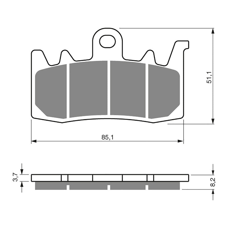 Load image into Gallery viewer, GOLDfren Brake Pads - S3 Sintered Sports
