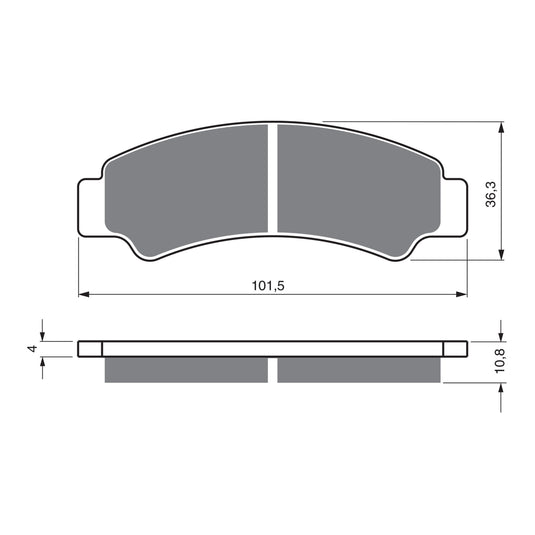 GOLDfren Brake Pads - K5 Off-Road Racing