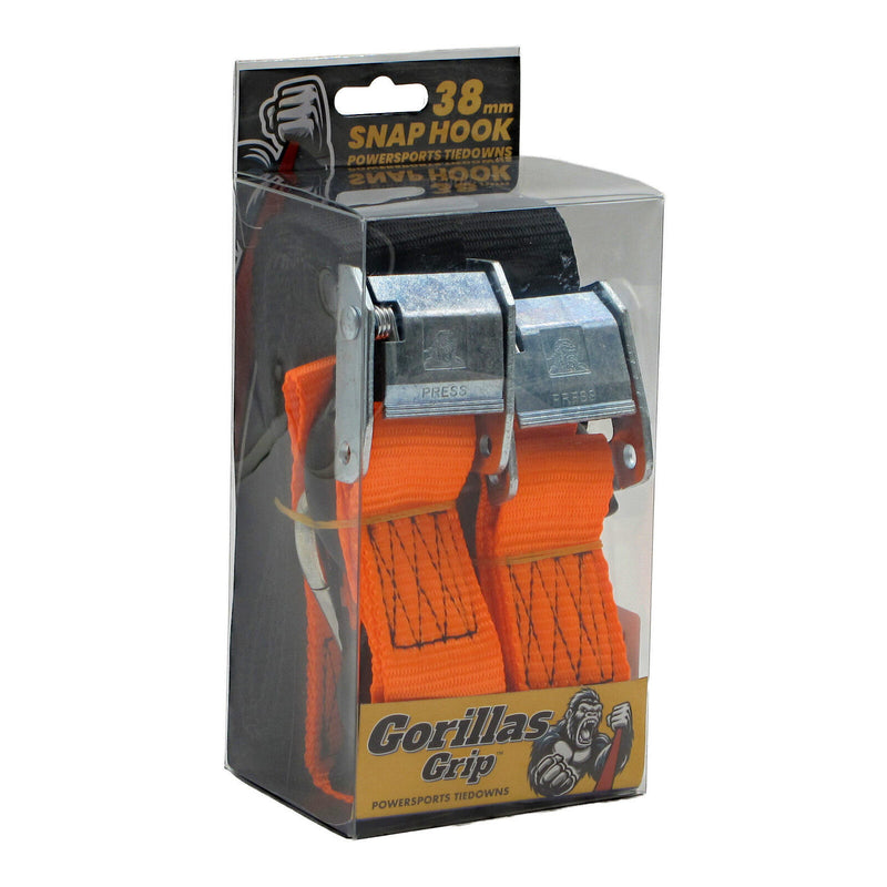 Load image into Gallery viewer, Gorillas Grip Tie Down 38mm S / HK Black / Orange Loop
