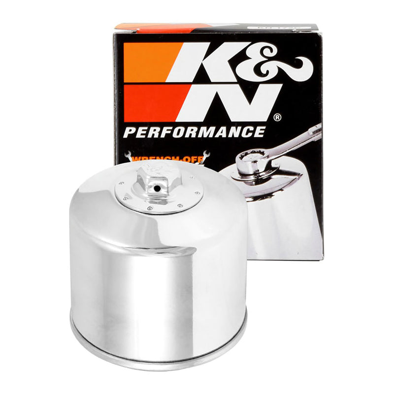 Load image into Gallery viewer, K&amp;N Oil Filter - Chrome (HF172)

