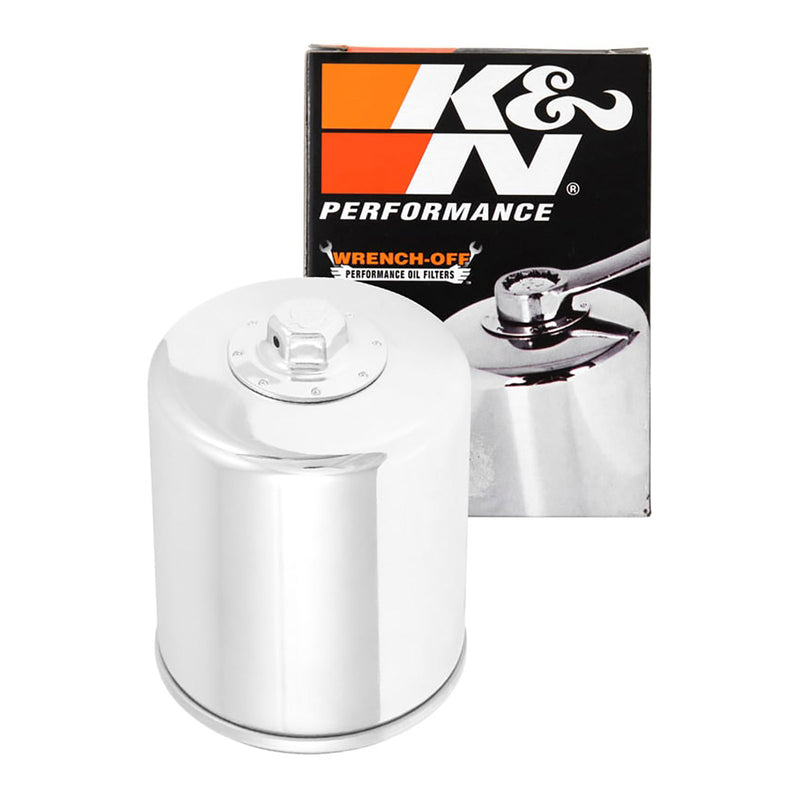 Load image into Gallery viewer, K&amp;N Oil Filter - Chrome (HF174)
