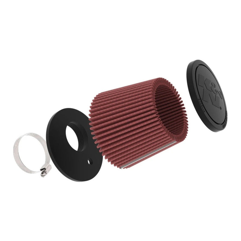 Load image into Gallery viewer, K&amp;N Filter Universal - Chrome, 60mm Flange
