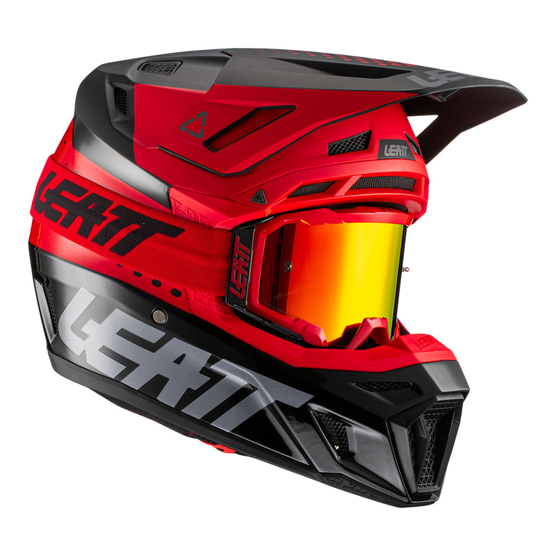 Load image into Gallery viewer, Leatt 2022 8.5 Helmet &amp; Goggle Kit - Red / Black
