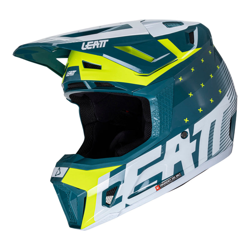 Load image into Gallery viewer, Leatt 2024 7.5 Helmet &amp; Goggle Kit - Acid Fuel
