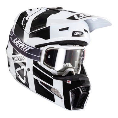 Leatt 2024 3.5 Helmet & Goggle Kit - Black / White