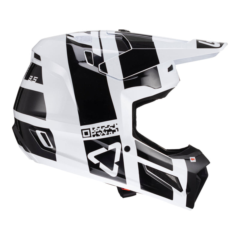 Load image into Gallery viewer, Leatt 2024 3.5 Helmet &amp; Goggle Kit - Black / White
