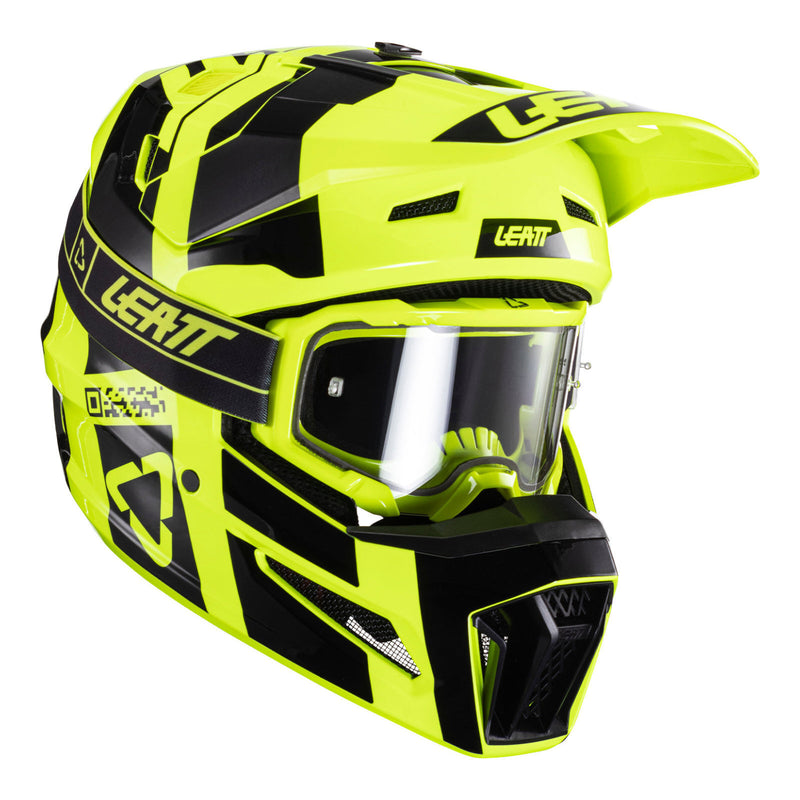 Load image into Gallery viewer, Leatt 2024 3.5 Helmet &amp; Goggle Kit - Citrus
