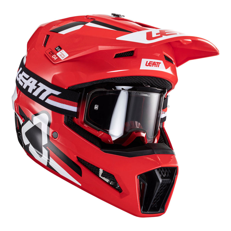 Load image into Gallery viewer, Leatt 2024 3.5 Helmet &amp; Goggle Kit - Red
